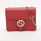 Gucci Interlocking G Leather Chain Shoulder Bag
