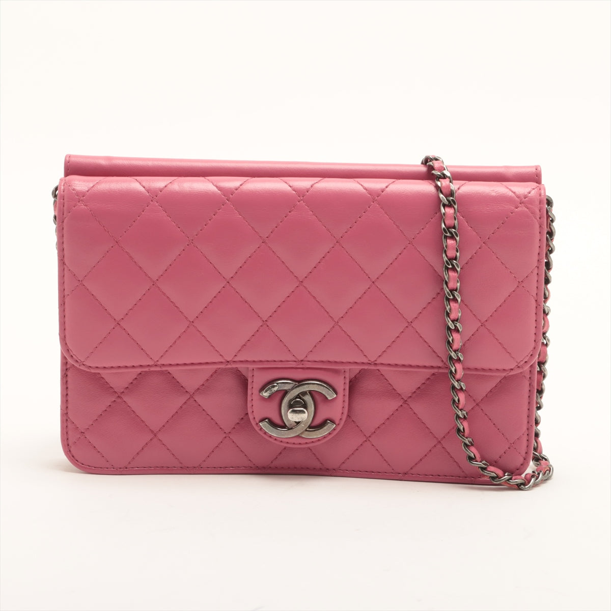 Chanel Matelasse Lambskin Chain Shoulder Bag