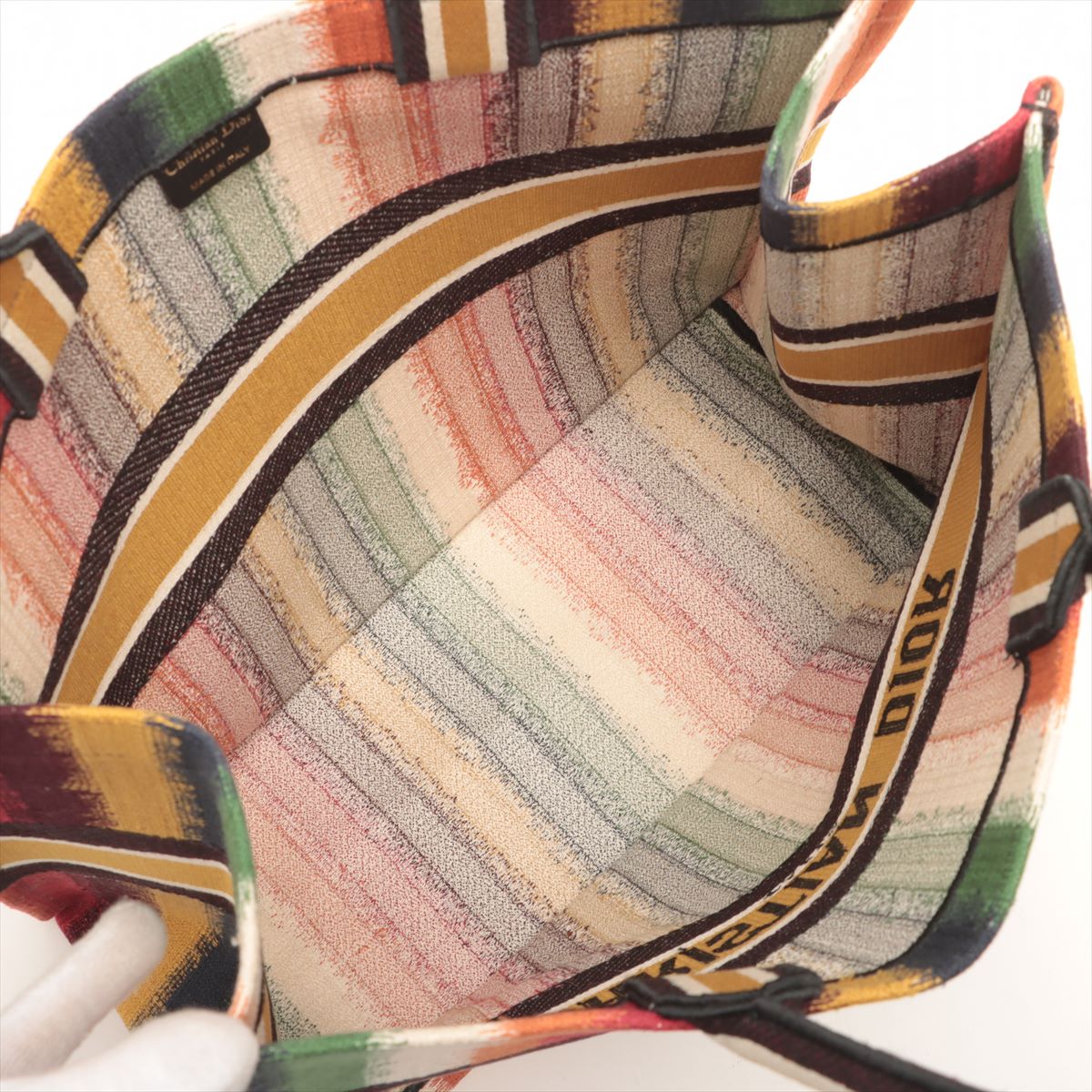 Christian Dior Book Tote Large canvas Tote bag Multicolor