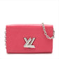 Louis Vuitton Epi portofeuille twist chain M62455