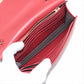 Gucci Interlocking G Leather Chain Wallet Red 510314