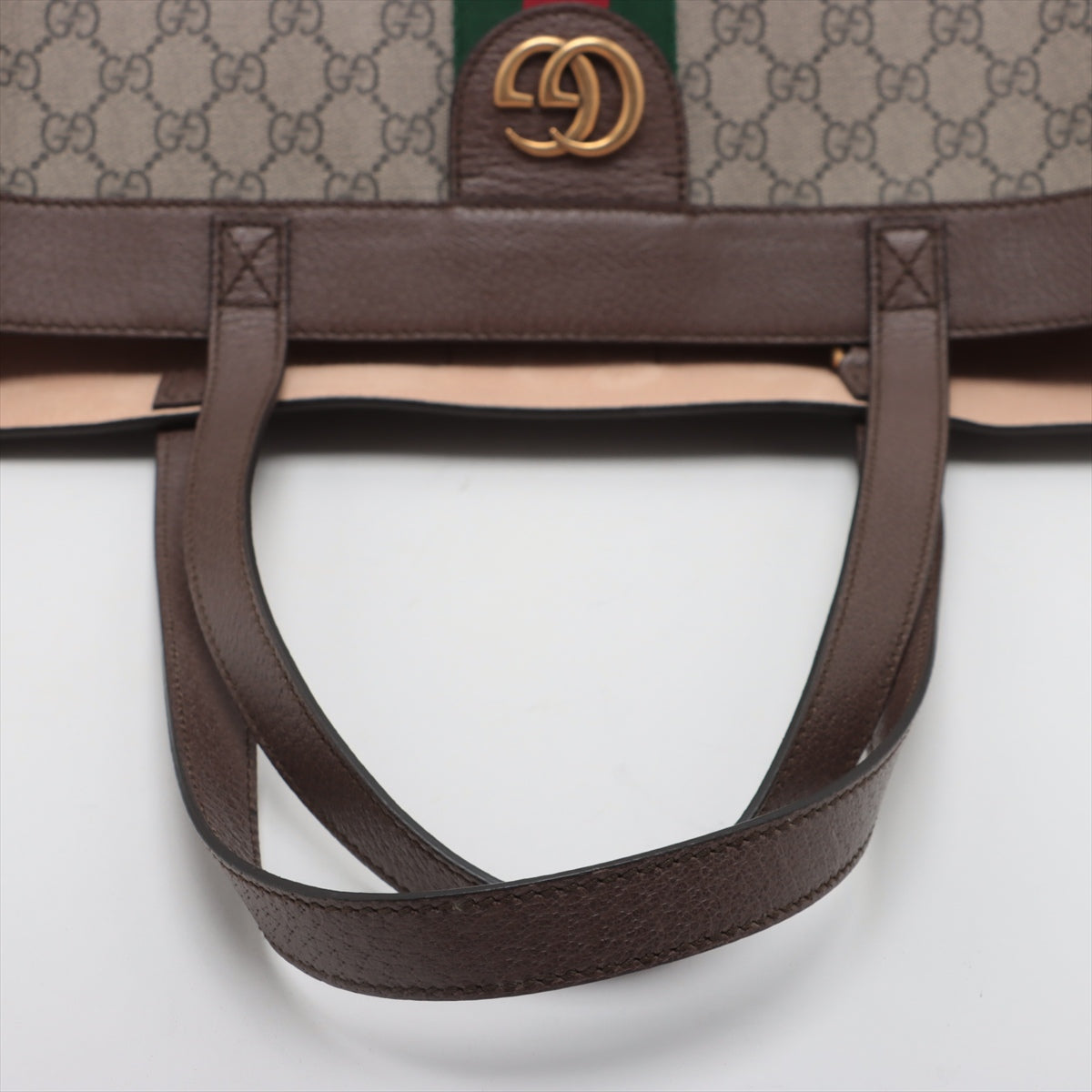 Gucci GG Supreme Tote bag Beige×Brown 547947