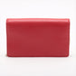 Gucci Soho Leather Chain Wallet Red 407041