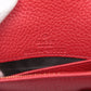 Gucci Soho Leather Chain Wallet Red 407041