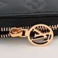 Louis Vuitton Monogram Emboss Zippy Wallet M81510 Noir Zip Round Wallet