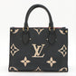 Louis Vuitton bicolor monogram empreinte On the Go PM M45659