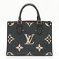 Louis Vuitton bicolor monogram empreinte On the Go PM M45659