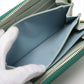 Gucci GG Marmont 456117 Leather Zip Round Wallet Green