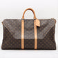 Louis Vuitton Monogram Keepall Bandrière 55