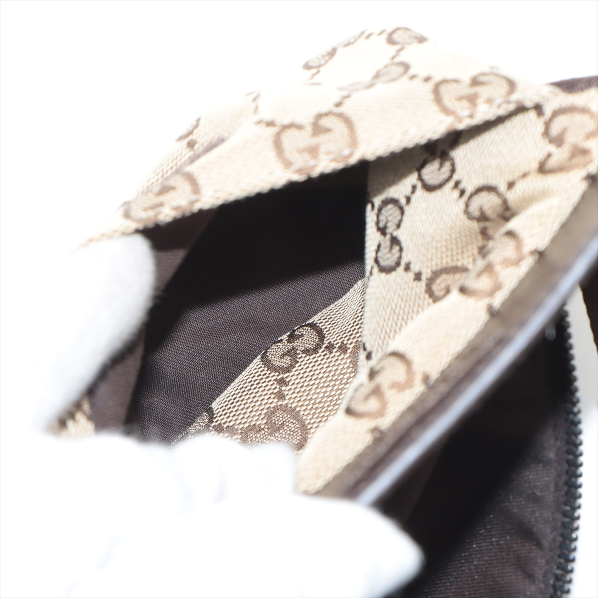 Gucci GG Canvas Waist Bag Beige 28566
