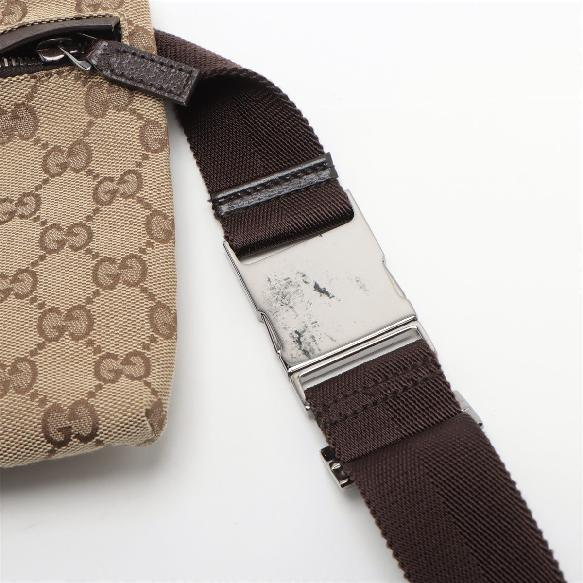 Gucci GG Canvas Waist Bag Beige 28566