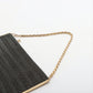 Chanel Logo Cowhide Chain Shoulder Bag Khaki Gold Metal Fittings 6904536