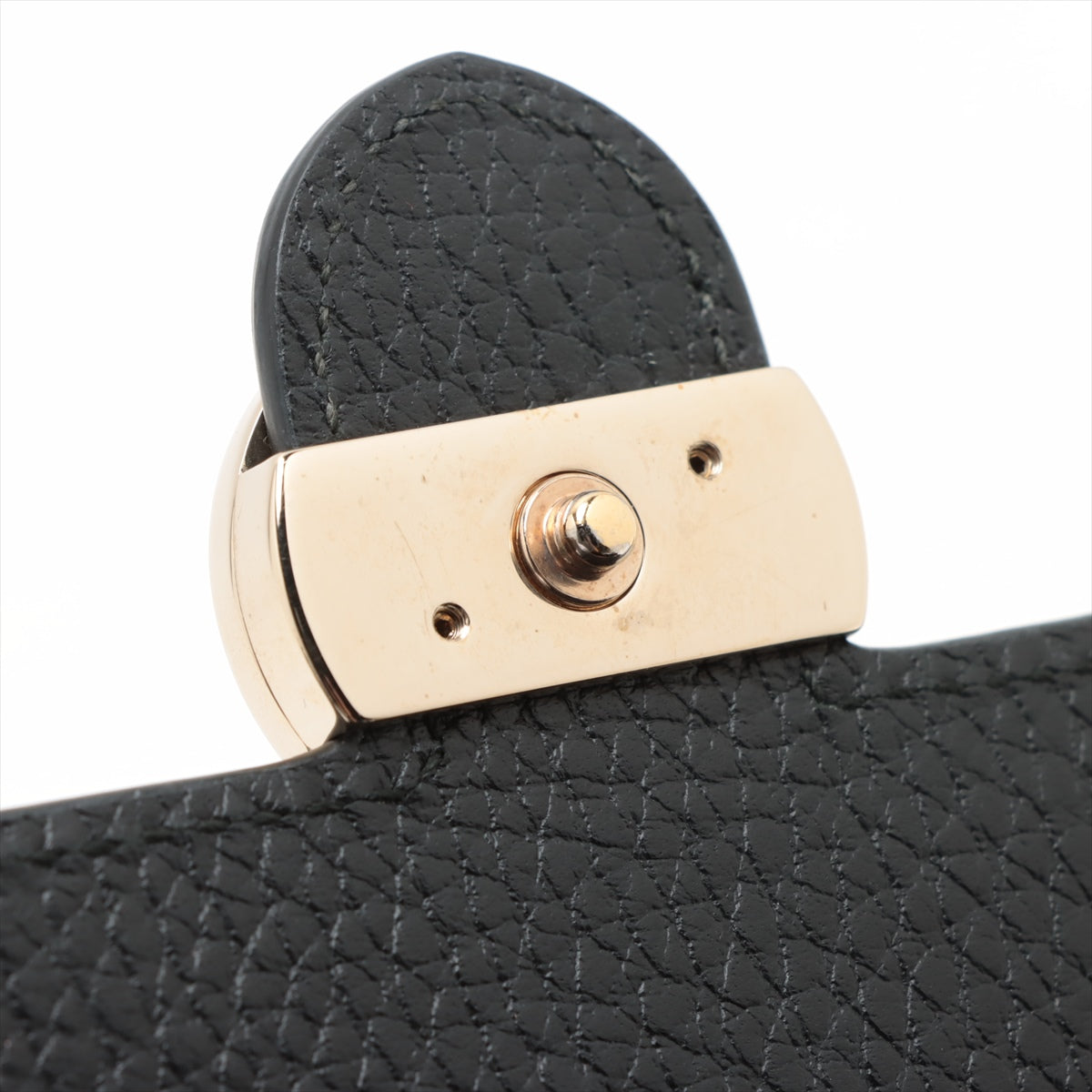 Gucci Interlocking G Leather Chain Wallet Black 510314