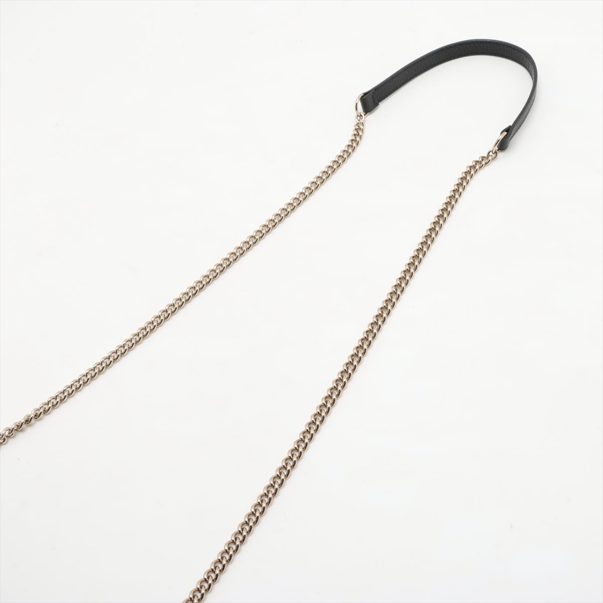 Gucci Interlocking G Leather Chain Wallet Black 510314