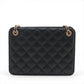 Chanel CHANEL 19 Lambskin Chain Shoulder Bag Black Gold Metal Fittings 30420986