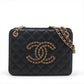 Chanel CHANEL 19 Lambskin Chain Shoulder Bag Black Gold Metal Fittings 30420986
