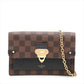 Louis Vuitton Damier Vavant Chain Wallet N60221