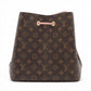 Louis Vuitton Monogram Neonoe M44022 RI4260 brown x pink