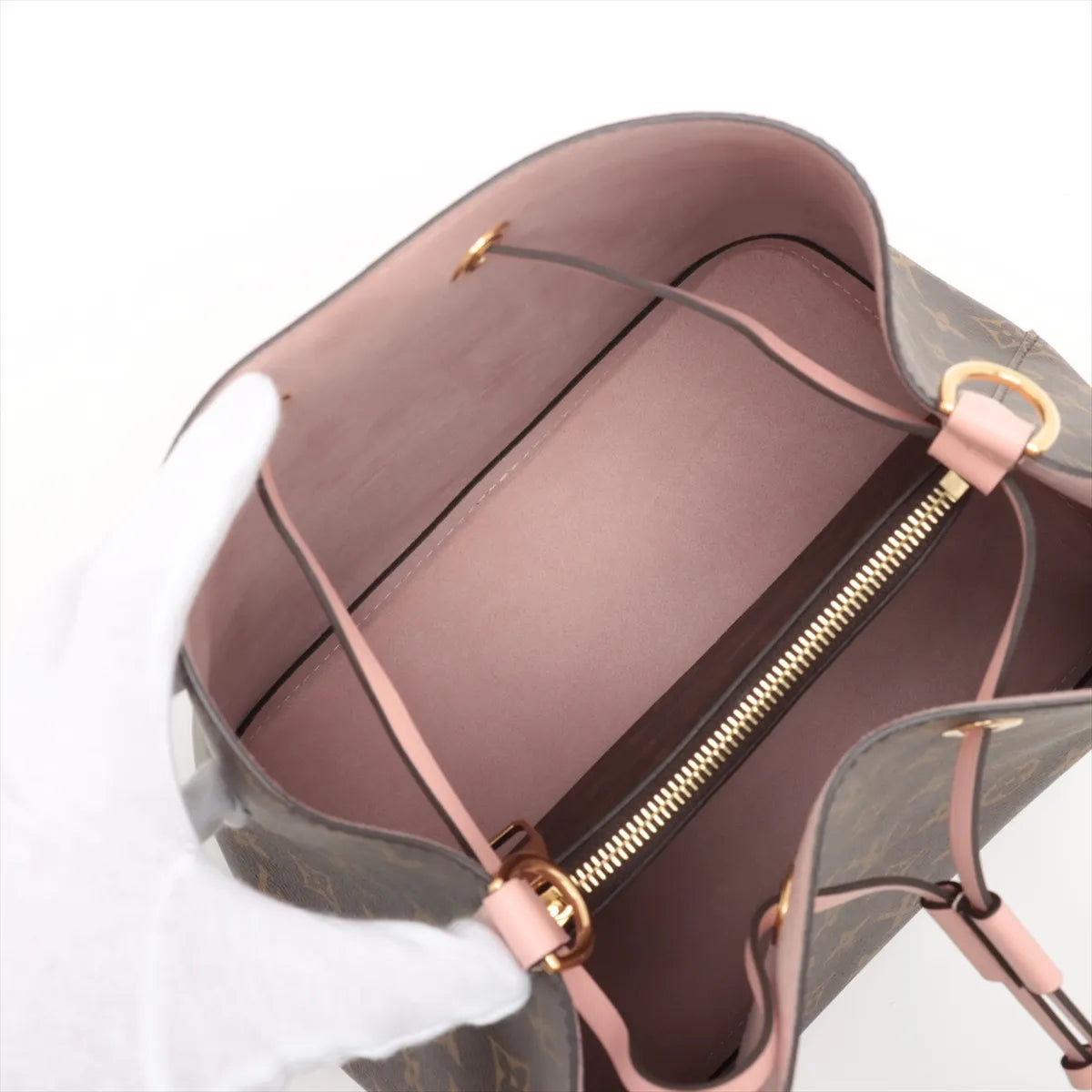 Louis Vuitton Monogram Neonoe M44022 RI4260 brown x pink