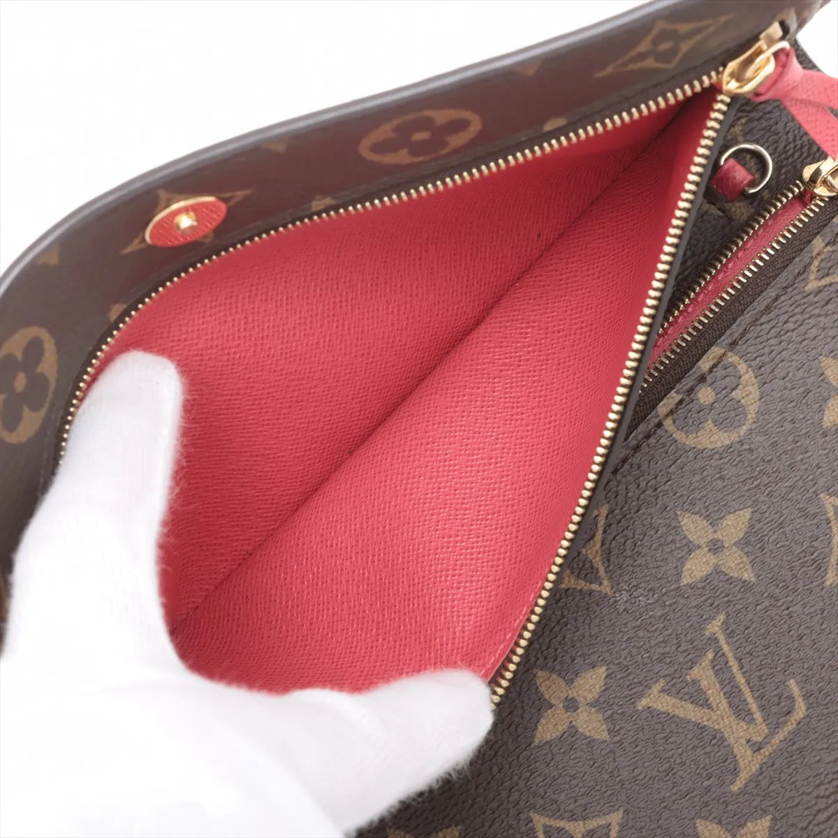 Louis Vuitton Monogram Pochette Weekend M62456 UB1168 Brown