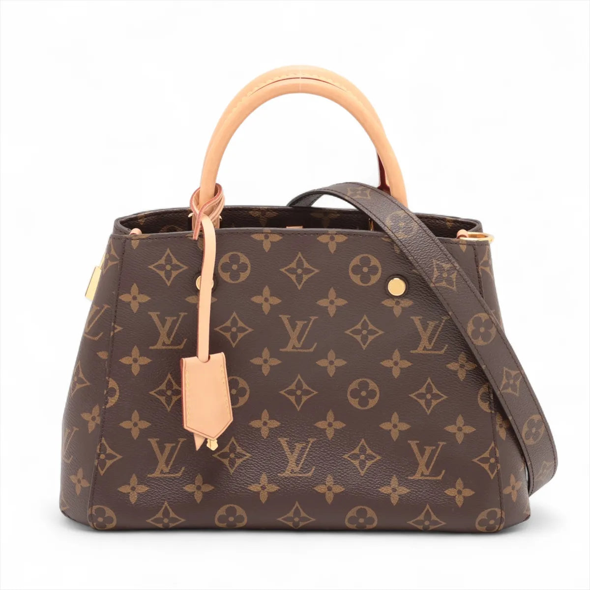 Louis Vuitton Monogram Montaigne BB M41055 CA1128 Brown