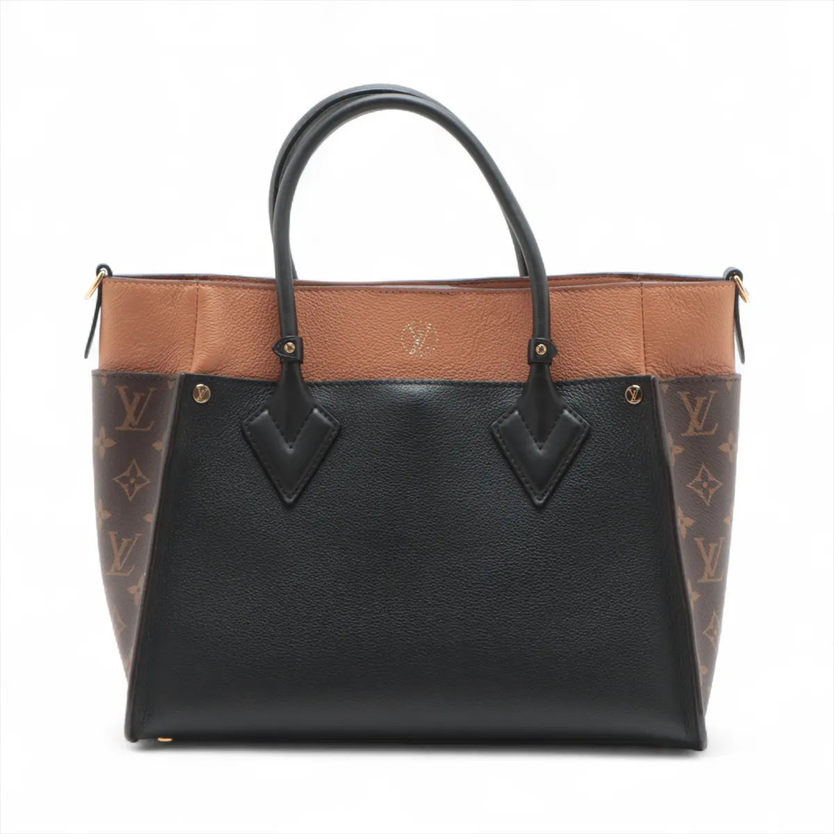 Louis Vuitton monogram x trion OnMySide M53823 AH0220 Black x brown