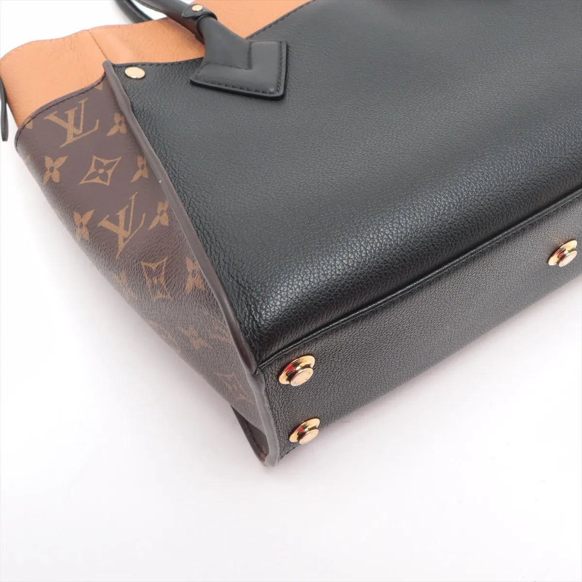 Louis Vuitton monogram x trion OnMySide M53823 AH0220 Black x brown