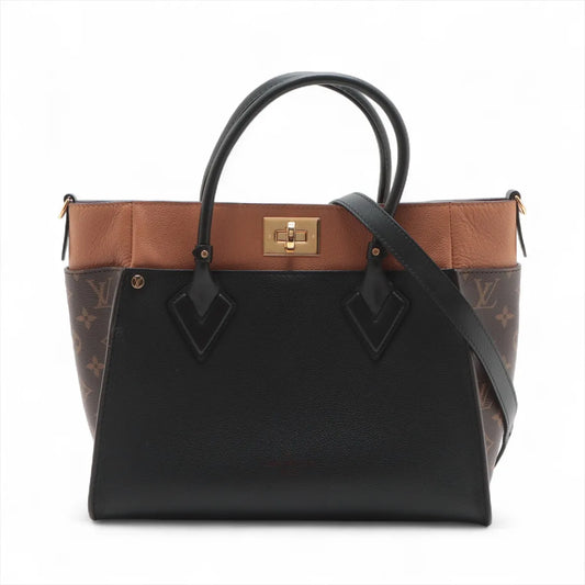 Louis Vuitton monogram x trion OnMySide M53823 AH0220 Black x brown