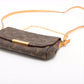 Louis Vuitton Monogram Favorite PM M40717 FL2155 Brown