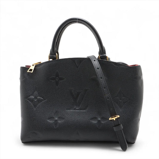 Louis Vuitton Monogram Empreinte Petit Palais PM M58916 Black