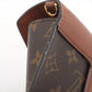 Louis Vuitton Monogram Padlock Onstrap M80763 Brown