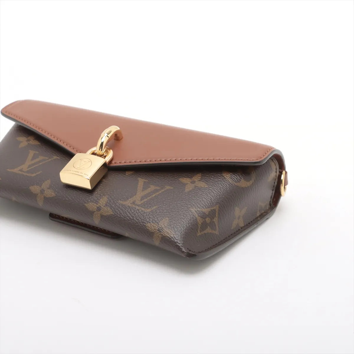 Louis Vuitton Monogram Padlock Onstrap M80763 Brown