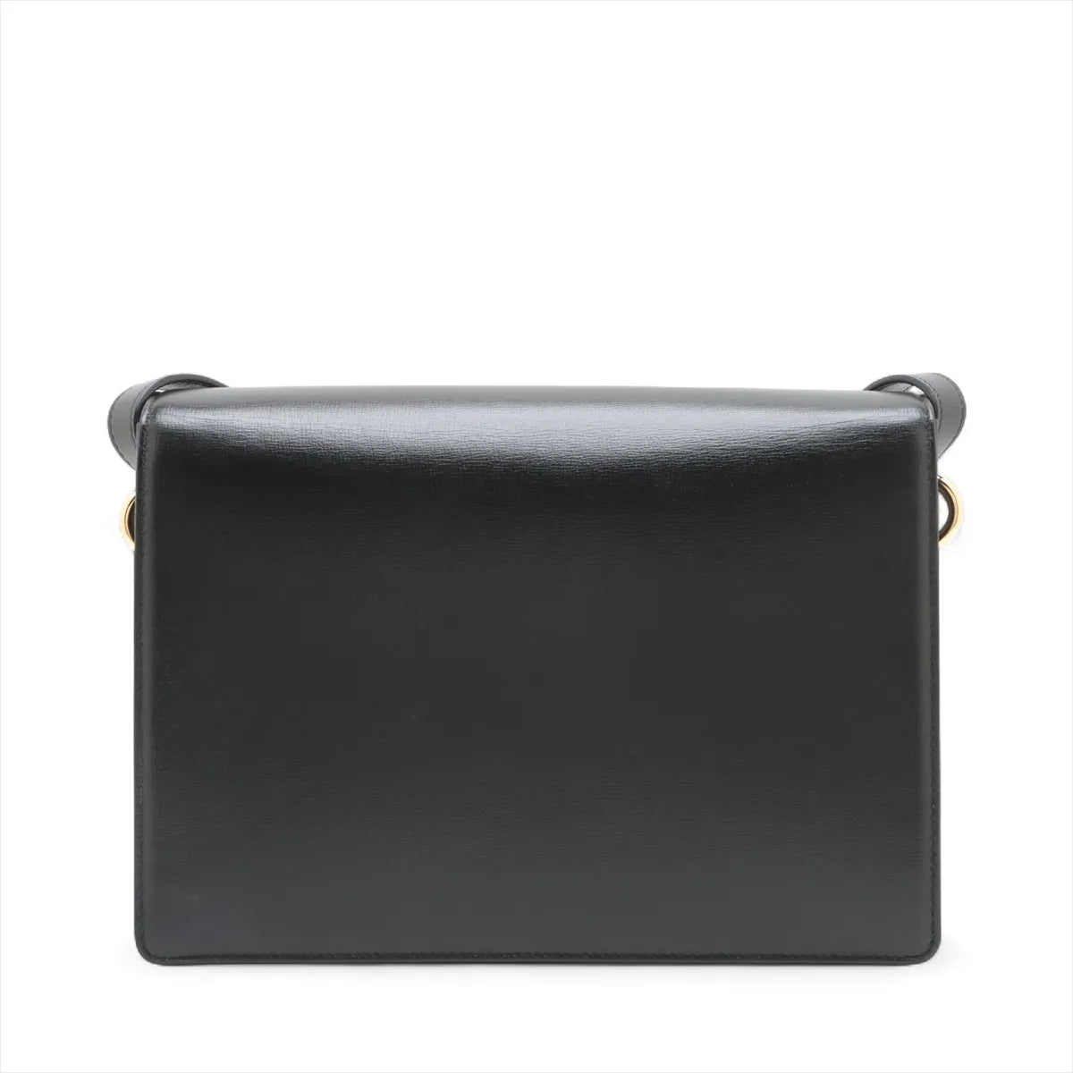 Gucci Double G Leather Shoulder bag Black 589471