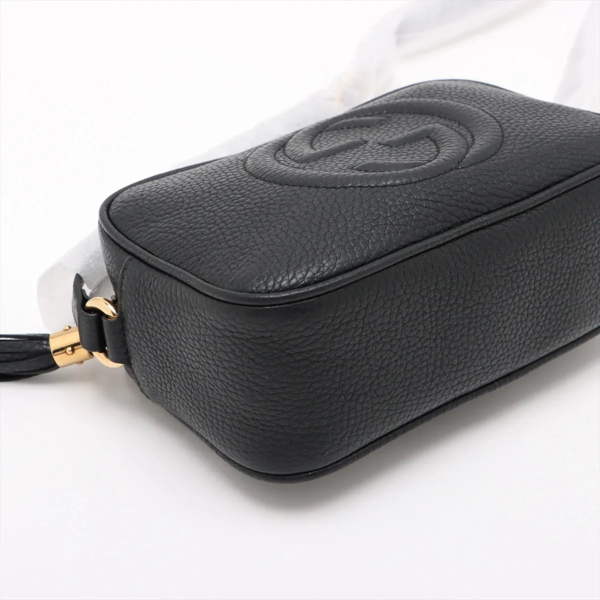 Gucci Soho Leather Shoulder bag Black 347994