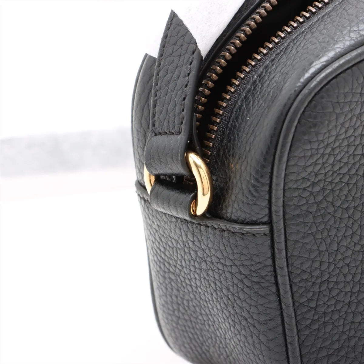 Gucci Soho Leather Shoulder bag Black 347994
