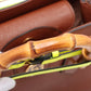 Gucci Bamboo Diana Leather 2 Way Handbag Brown 660195