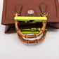 Gucci Bamboo Diana Leather 2 Way Handbag Brown 660195
