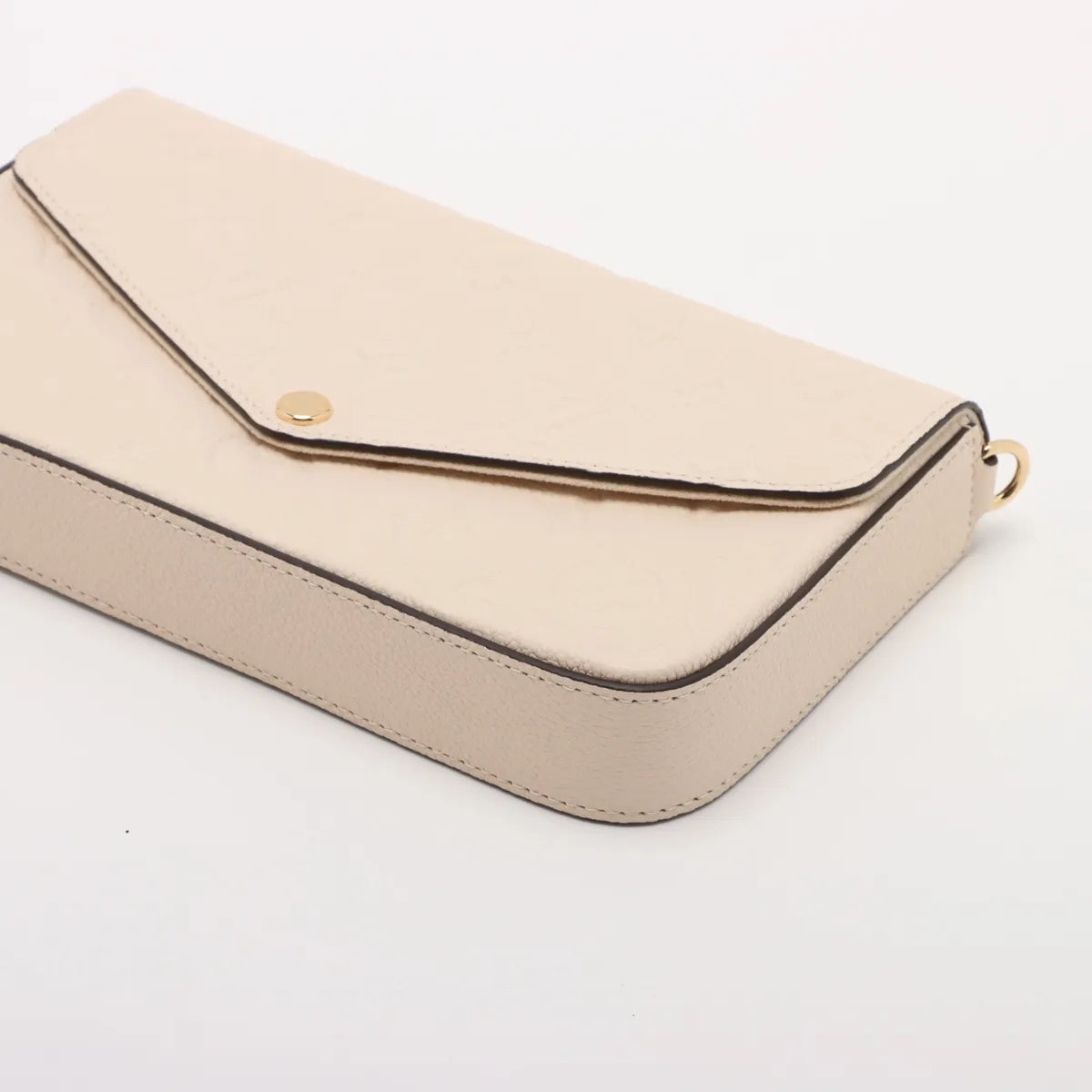 Louis Vuitton Monogram Empreinte Pochette Felicie M82363 Ivory