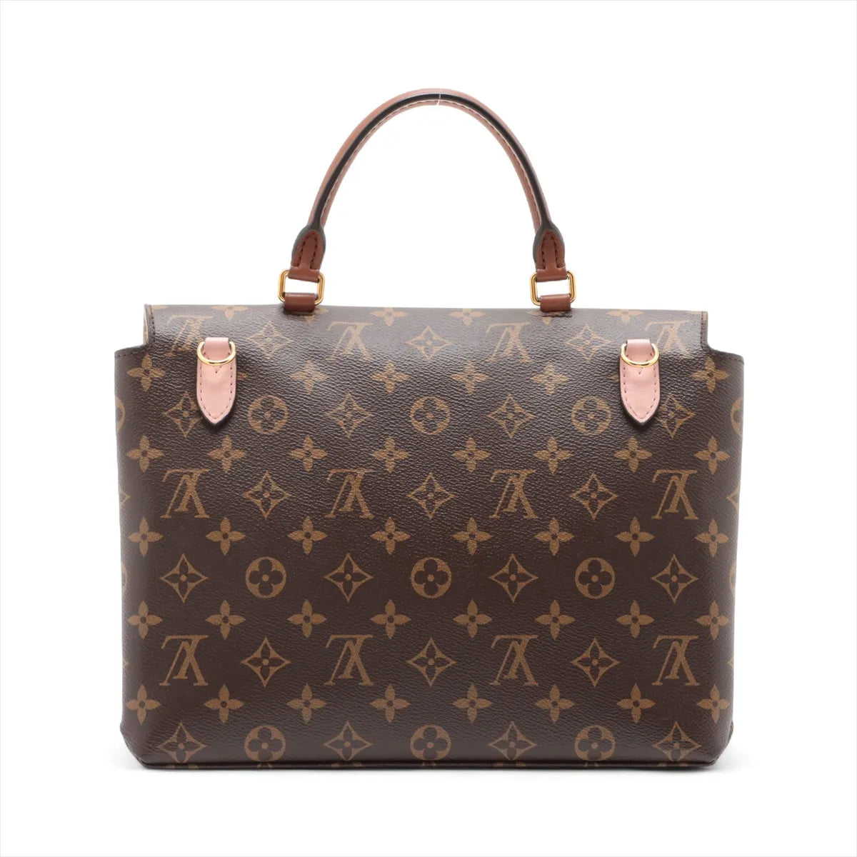Louis Vuitton monogram x leather Marignan M43960 brown x pink