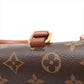 Louis Vuitton monogram x leather Marignan M43960 brown x pink