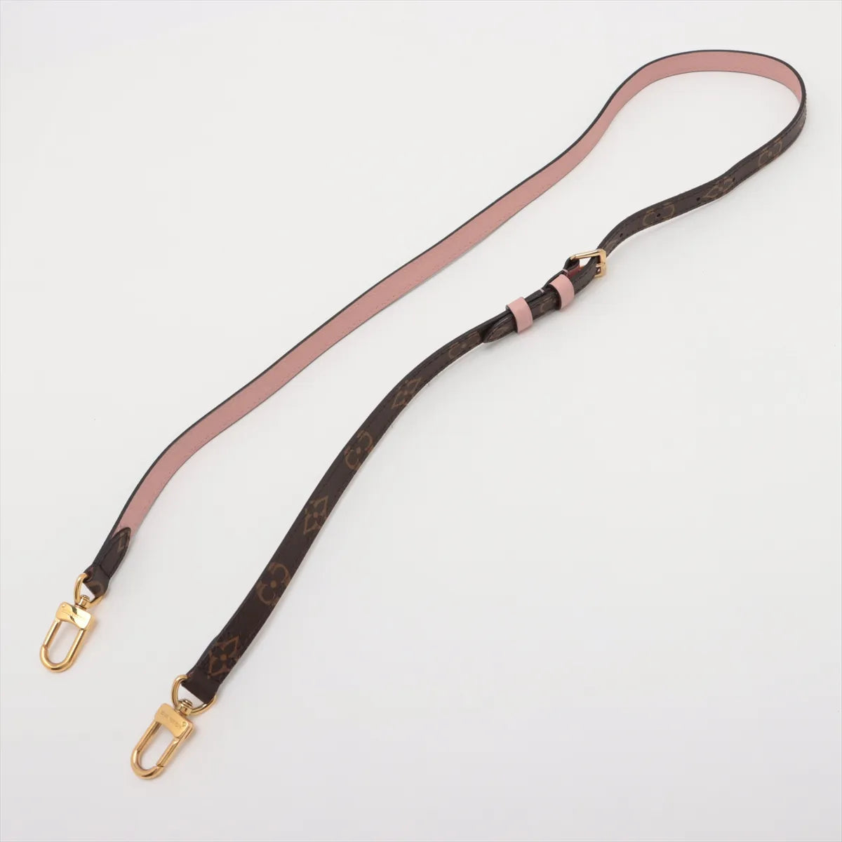 Louis Vuitton monogram x leather Marignan M43960 brown x pink