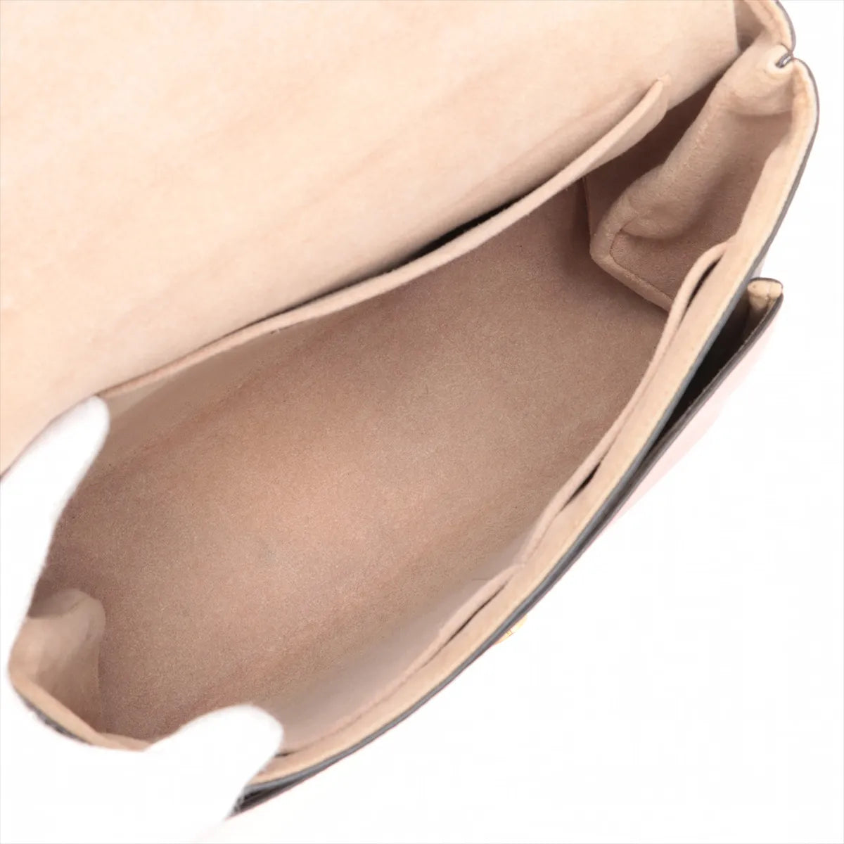 Louis Vuitton monogram x leather Marignan M43960 brown x pink