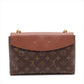 Louis Vuitton monogram x leather Saint-Placide M43486 Brown