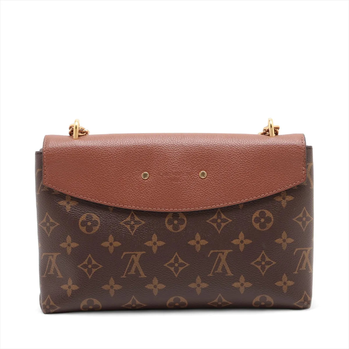 Louis Vuitton monogram x leather Saint-Placide M43486 Brown