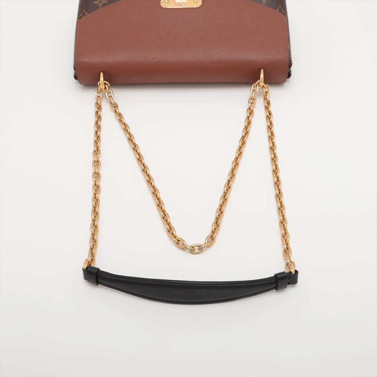Louis Vuitton monogram x leather Saint-Placide M43486 Brown