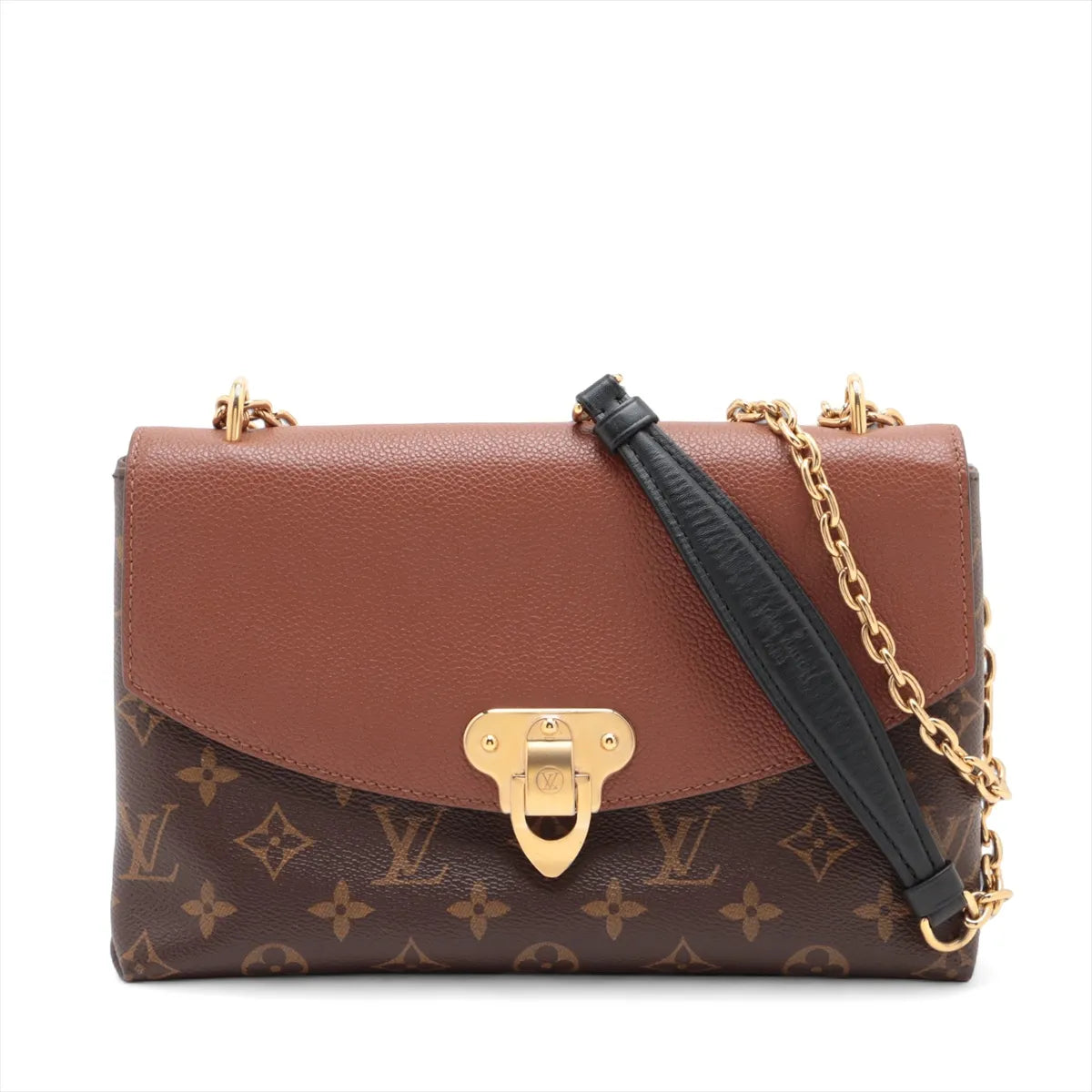 Louis Vuitton monogram x leather Saint-Placide M43486 Brown