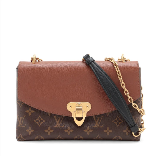 Louis Vuitton monogram x leather Saint-Placide M43486 Brown