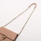 Gucci Interlocking G Leather Chain Wallet Beige 510314