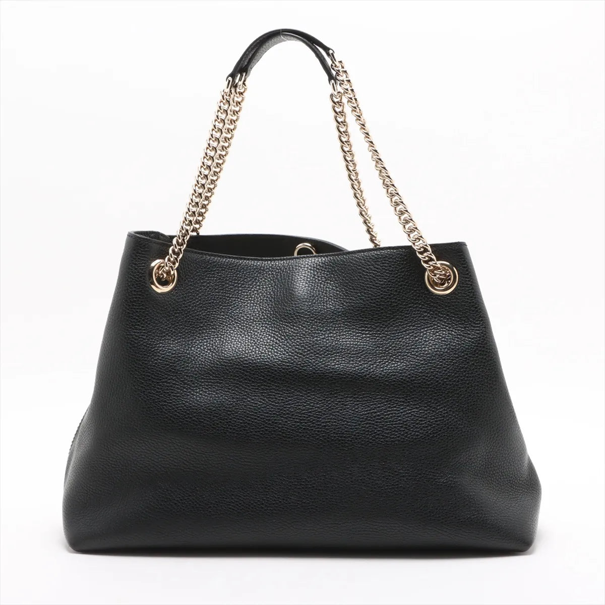 Gucci Soho Leather Chain Shoulder Bag Black 536196
