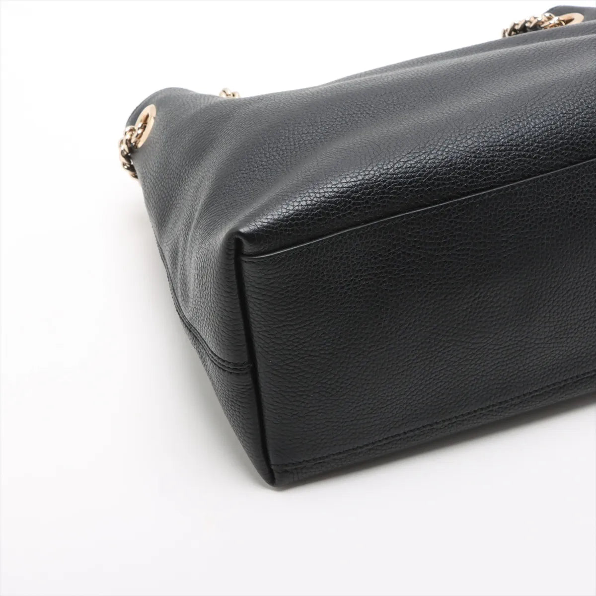 Gucci Soho Leather Chain Shoulder Bag Black 536196